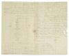 (SARATOGA CAMPAIGN.) TYLER, JOHN STEEL. Autograph Letter Signed, J S Tyler, as Major of Jacksons Additional Continentals,